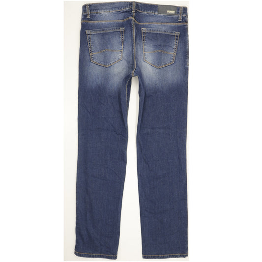 Pioneer Rando Men Blue Straight Regular Stretch Jeans W36 L32