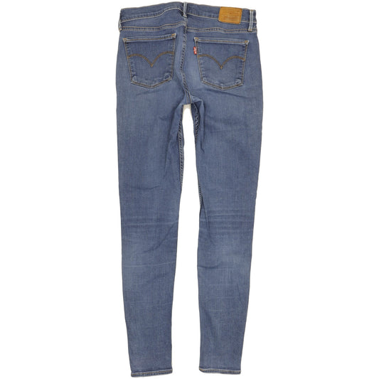Levi's 710 Super Women Blue Skinny Slim Stretch Jeans W29 L30
