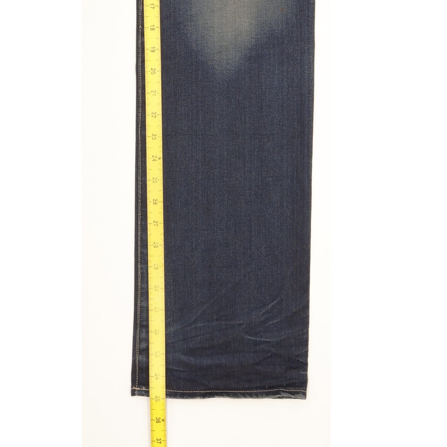 G-Star Structor Men Blue Straight Slim Jeans W34 L35