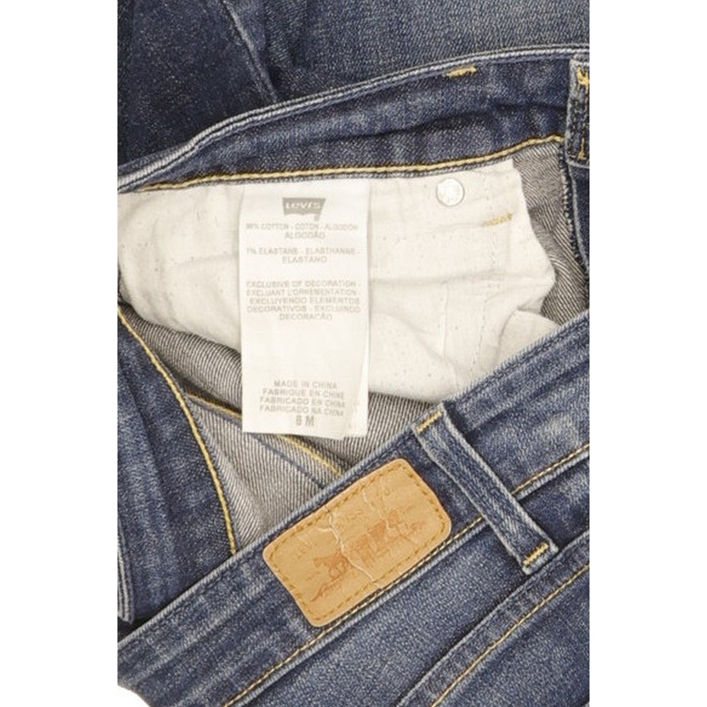Levi's Women Blue Skinny Slim Stretch Jeans W30 L27