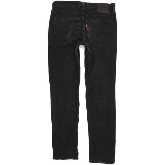 Levi's 511 Men Black Straight Slim Stretch Jeans W32 L32