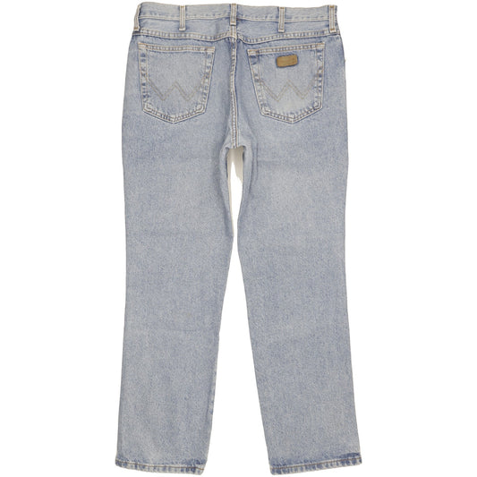 Wrangler Men Blue Straight Regular Jeans W34 L30