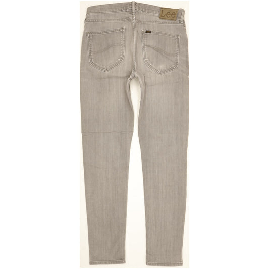 Lee Arvin Men Grey Skinny Slim Stretch Jeans W31 L31