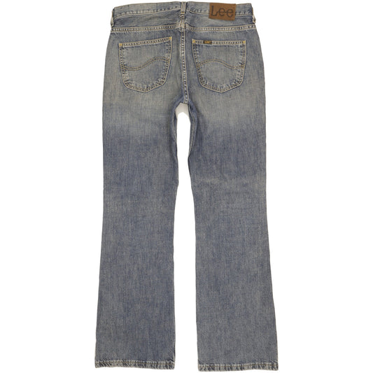 Lee Denver Men Blue Bootcut Regular Jeans W34 L33