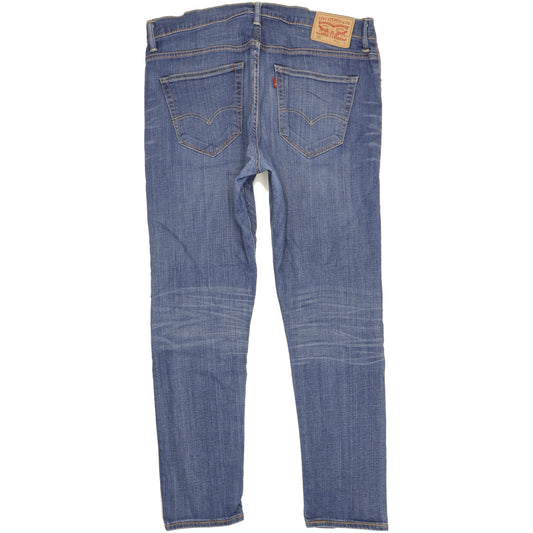 Levi's 520 Men Blue Tapered Regular Stretch Jeans W36 L31