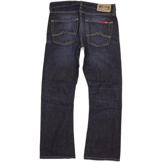 Mustang Boston Men Blue Bootcut Regular Jeans W32 L30