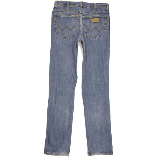 Wrangler Texas Men Blue Straight Regular Stretch Jeans W33 L36