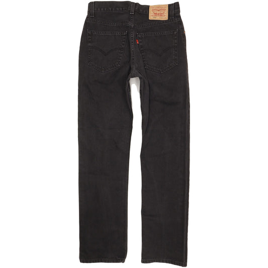 Levi's 505 Men Black Straight Regular Jeans W32 L32