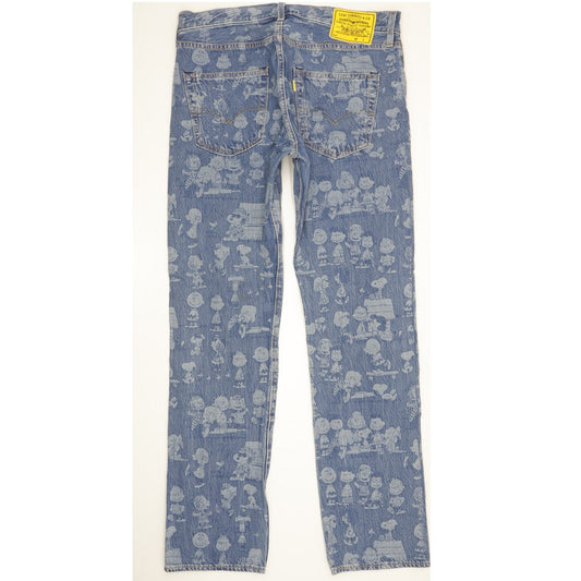 Levi's 501 Men Blue Straight Regular Stretch Jeans W32 L32