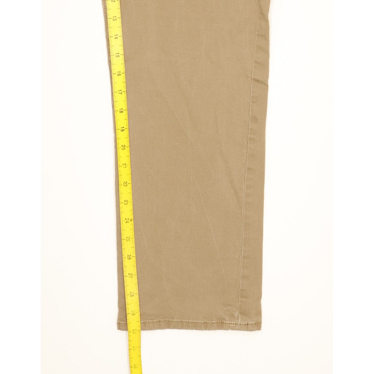 Lee Men Brown Tapered Regular Chino Stretch Trousers W38 L30