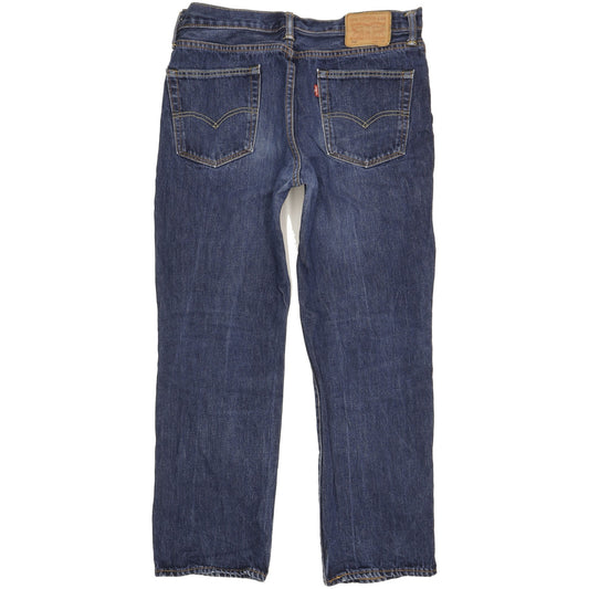 Levi's 514 Men Blue Straight Regular Jeans W34 L28