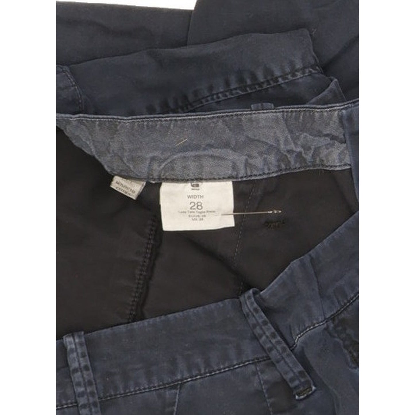 G-Star Boyfriend Men Blue Tapered Regular Chino Stretch Trousers W28 L28