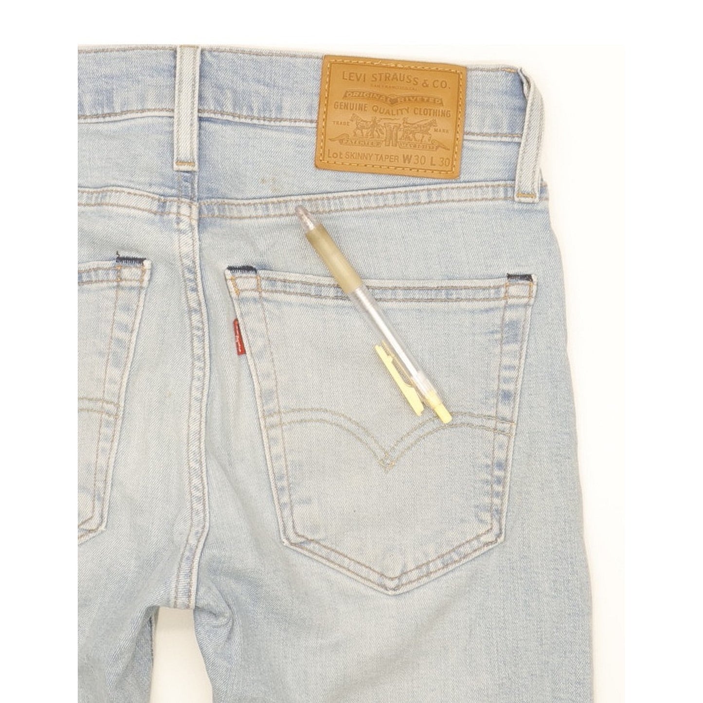 Levi's Men Blue Skinny Slim Stretch Jeans W30 L30