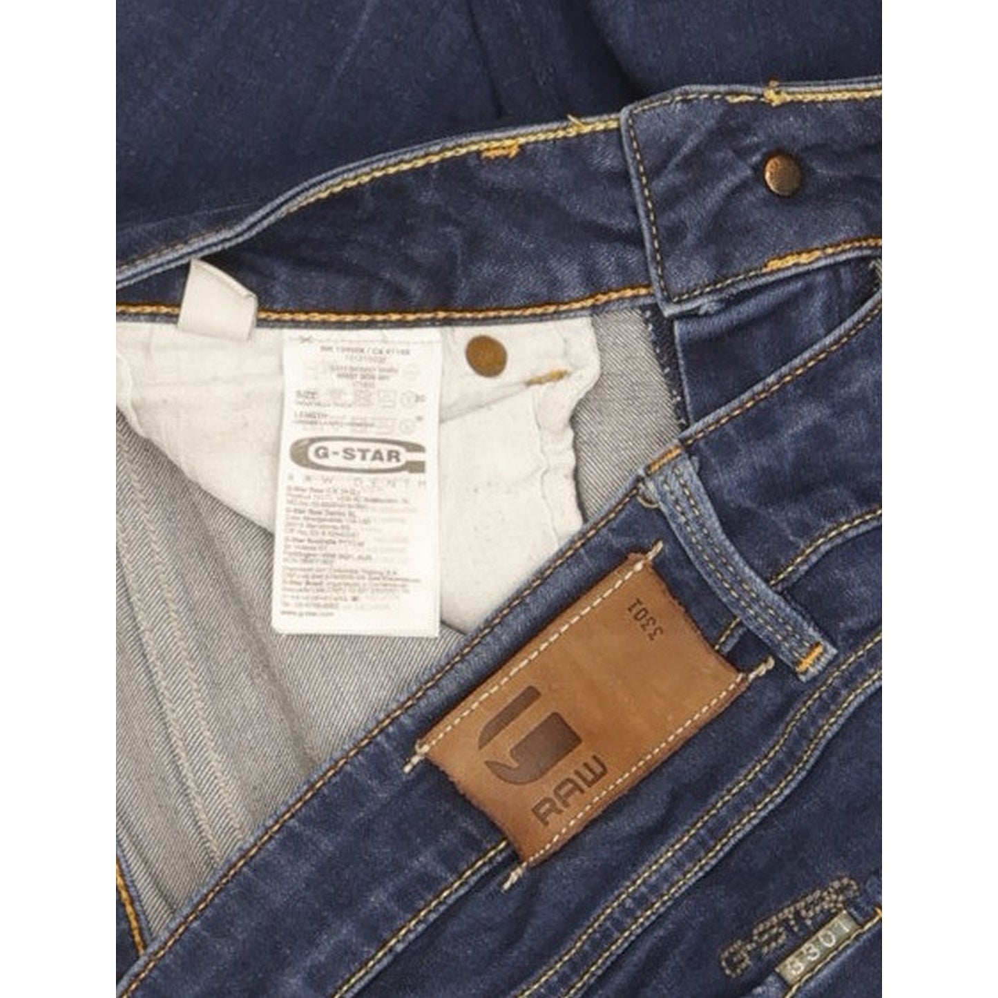 G-Star 3301 Women Blue Skinny Slim Stretch Jeans W30 L30