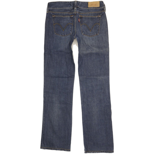 Levi's 570 Women Blue Straight Slim Jeans W27 L31