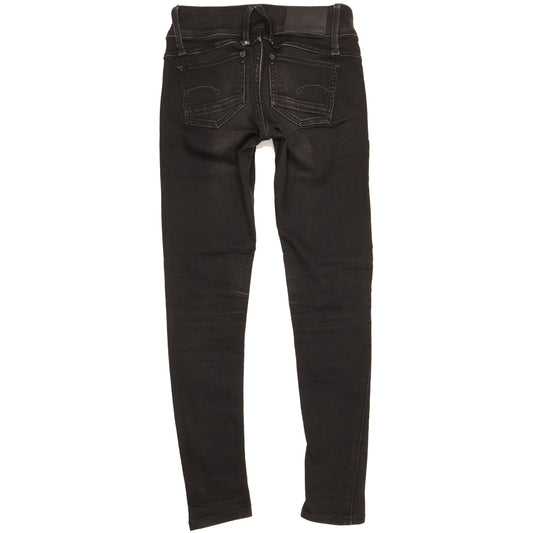 G-Star Lynn Women Black Skinny Slim Stretch Jeans W27 L30