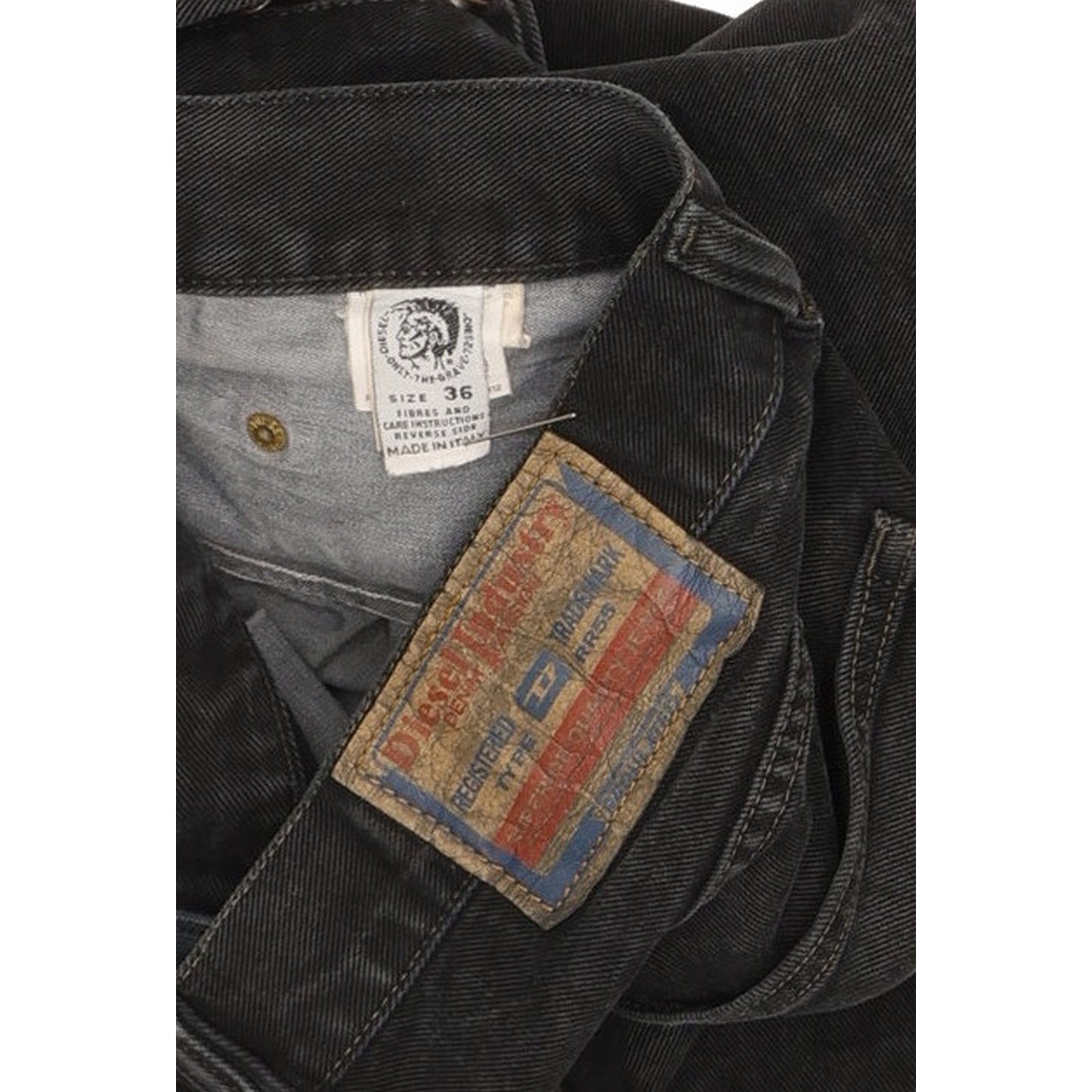 Diesel Cheyenne Men Black Straight Regular Jeans W36 L33