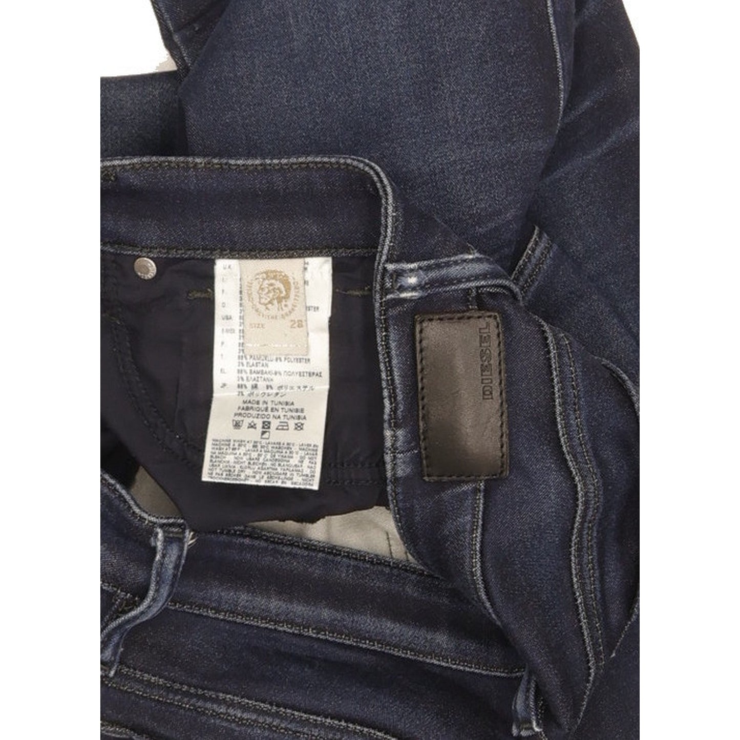 Diesel Skinzee Men Blue Skinny Slim Stretch Jeans W28 L34