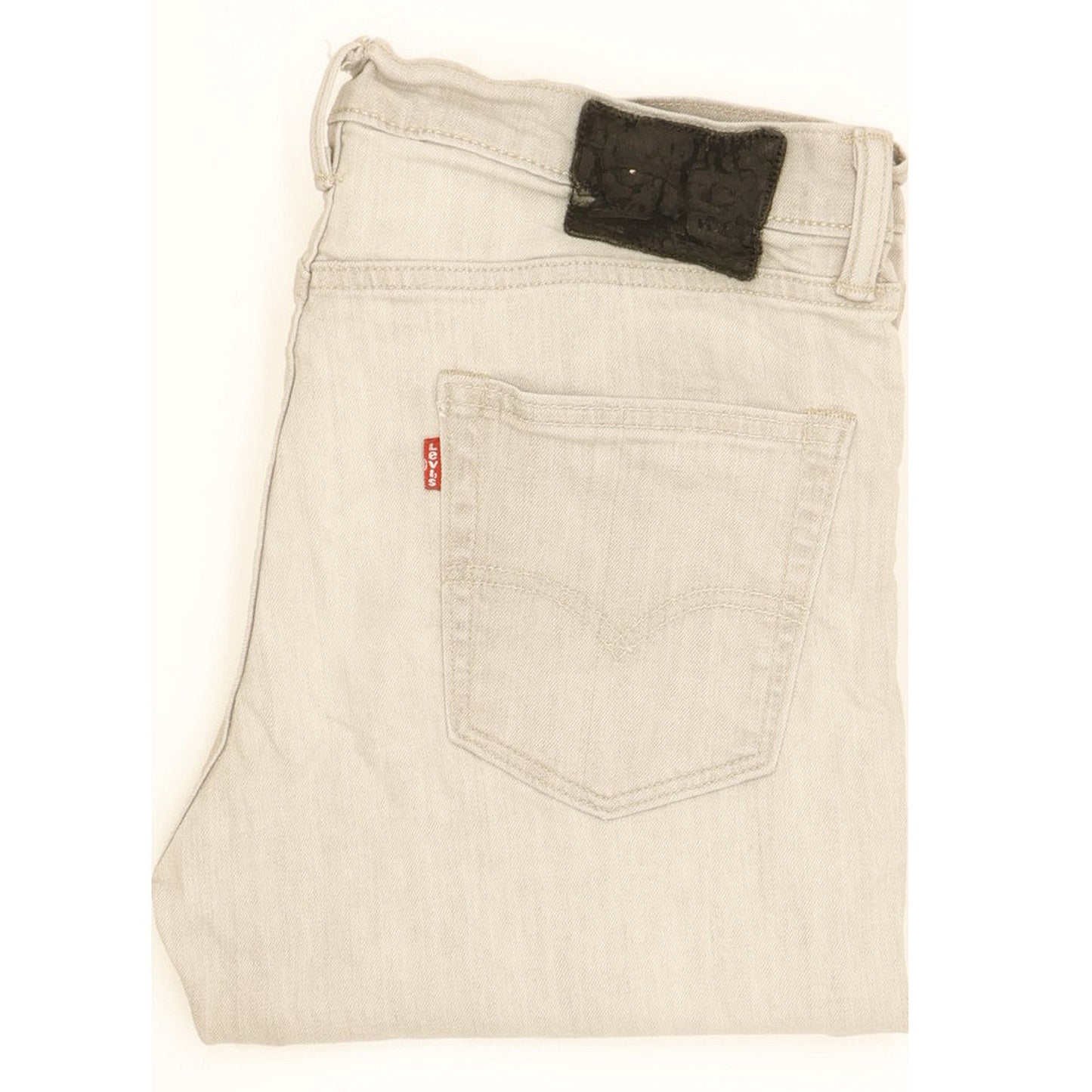 Levi's Men Grey Straight Slim Stretch Jeans W32 L31