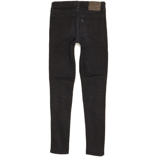 Levi's Line 8 Women Black Skinny Slim Stretch Jeans W26 L28