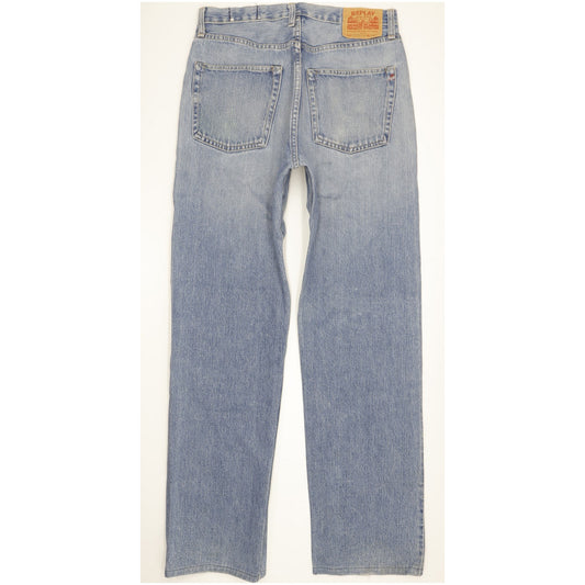 Replay Men Blue Straight Regular Jeans W31 L32