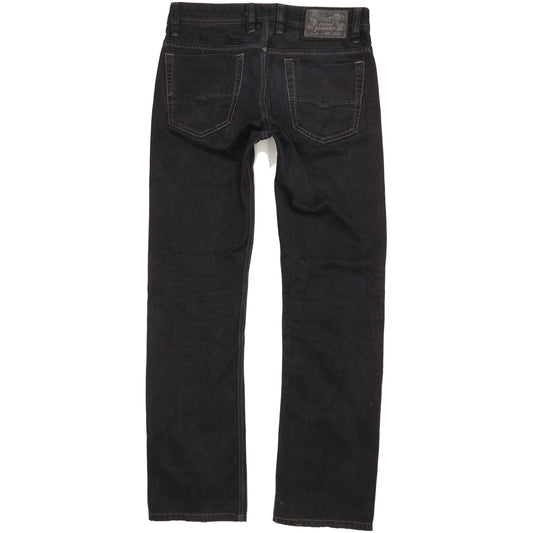 Diesel Viker Men Black Straight Regular Jeans W29 L32
