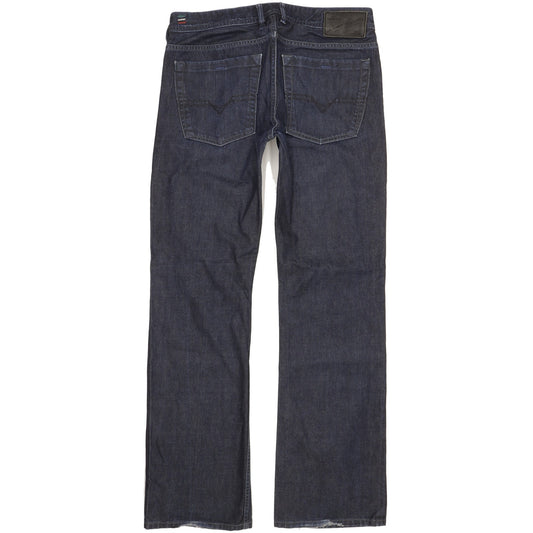 Diesel Zatiny Men Blue Bootcut Regular Jeans W33 L32