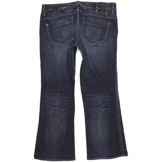 G-Star Midge Women Blue Bootcut Slim Stretch Jeans W34 L29