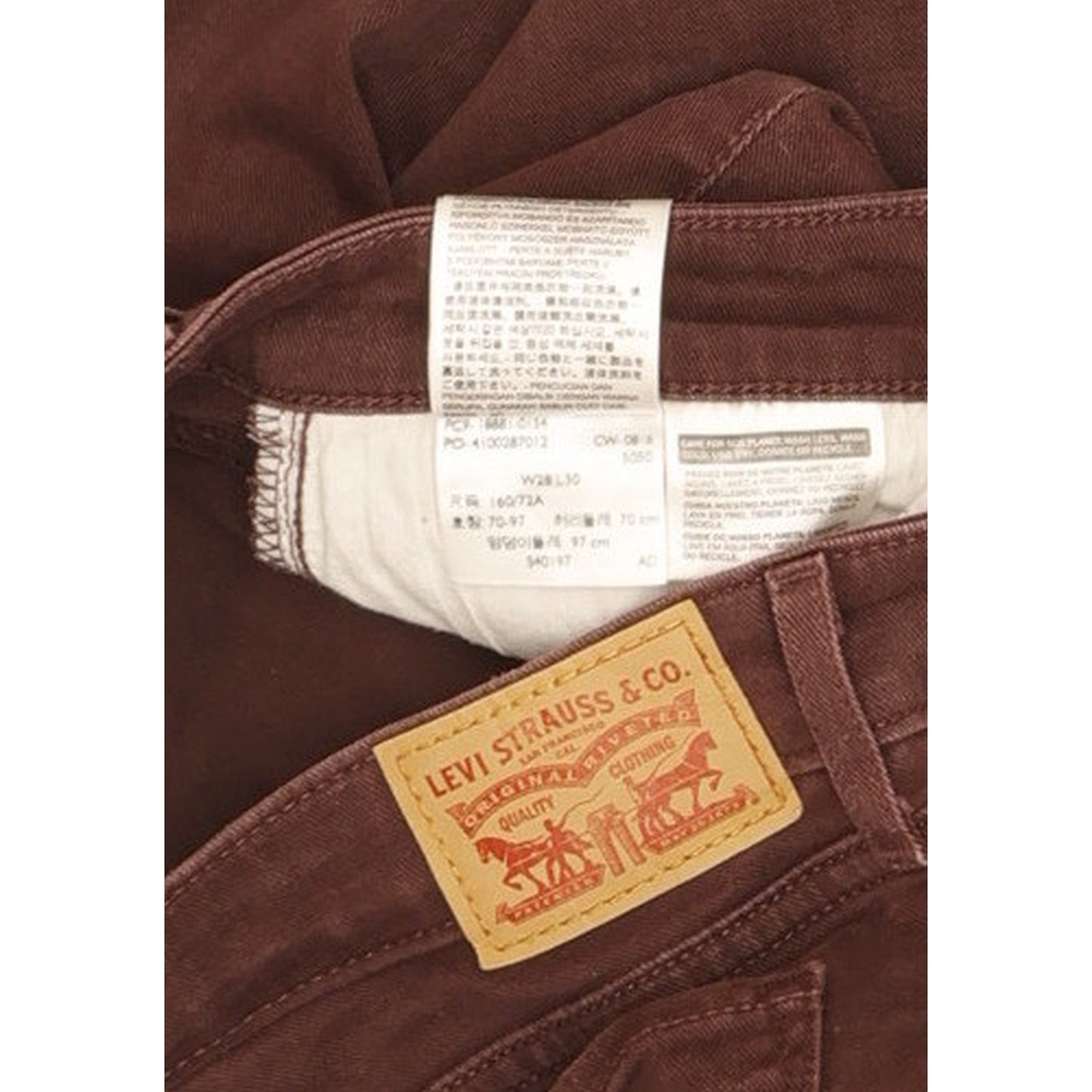 Levi's 711 Women Purple Skinny Slim Stretch Jeans W28 L30