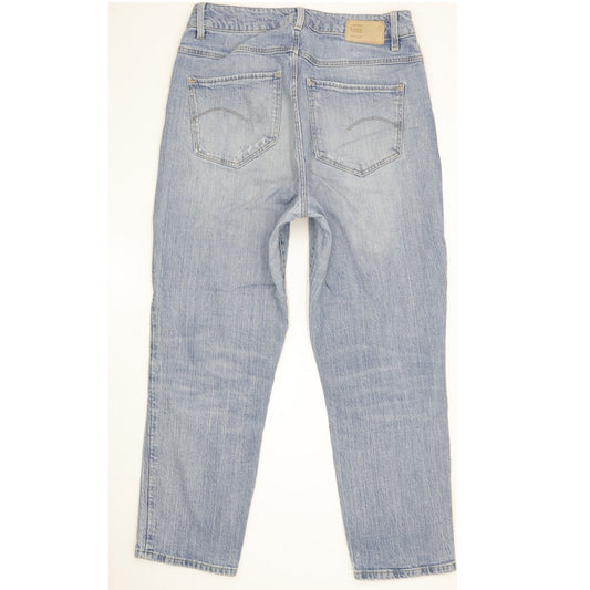 G-Star Midge Blue Tapered Loose Boyfriend Stretch Jeans High Waisted W27 L28