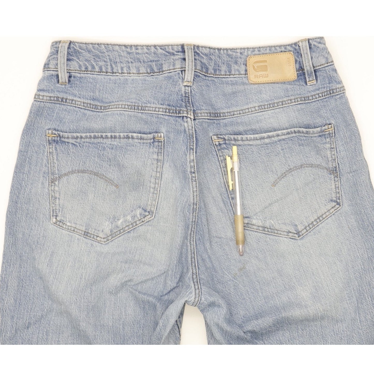 G-Star Midge Blue Tapered Loose Boyfriend Stretch Jeans High Waisted W27 L28