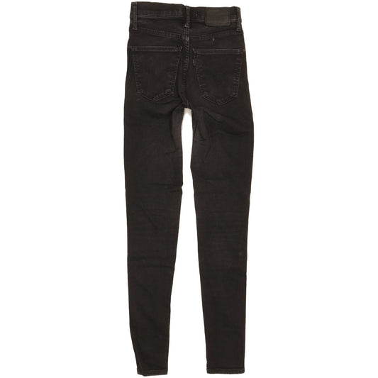 Levi's Mile Women Black Skinny Slim Stretch Jeans W24 L29