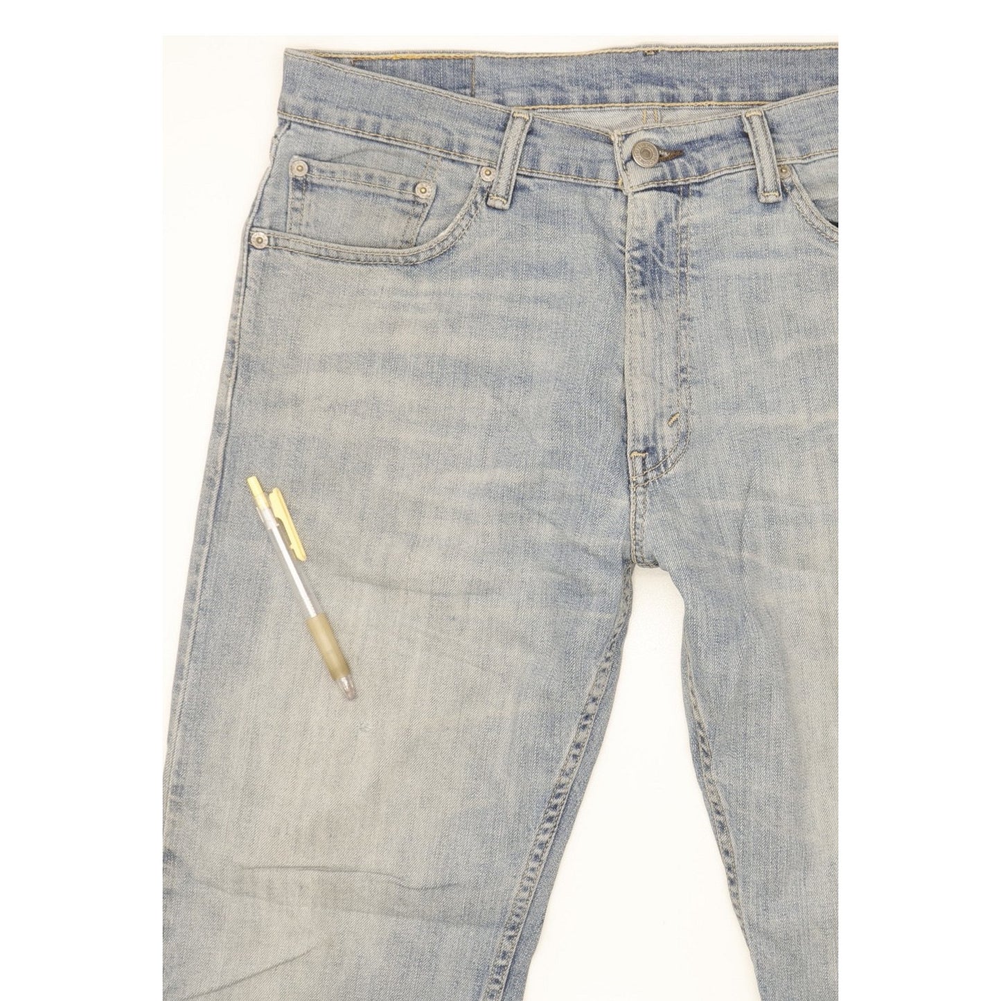 Levi's 505 Men Blue Straight Regular Stretch Jeans W32 L30