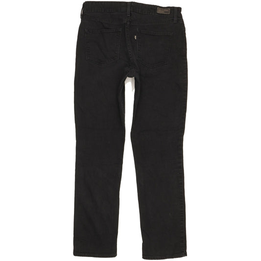 Levi's Demi Curve Women Black Straight Classic Stretch Jeans W28 L29