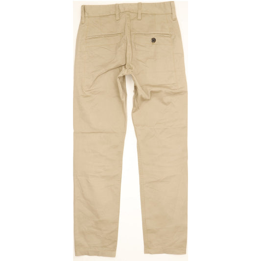 G-Star Bronson Men Beige Straight Slim Chino Stretch Trousers W27 L28