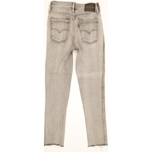 Levi's Line 8 Women Grey Skinny Slim Jeans W26 L26