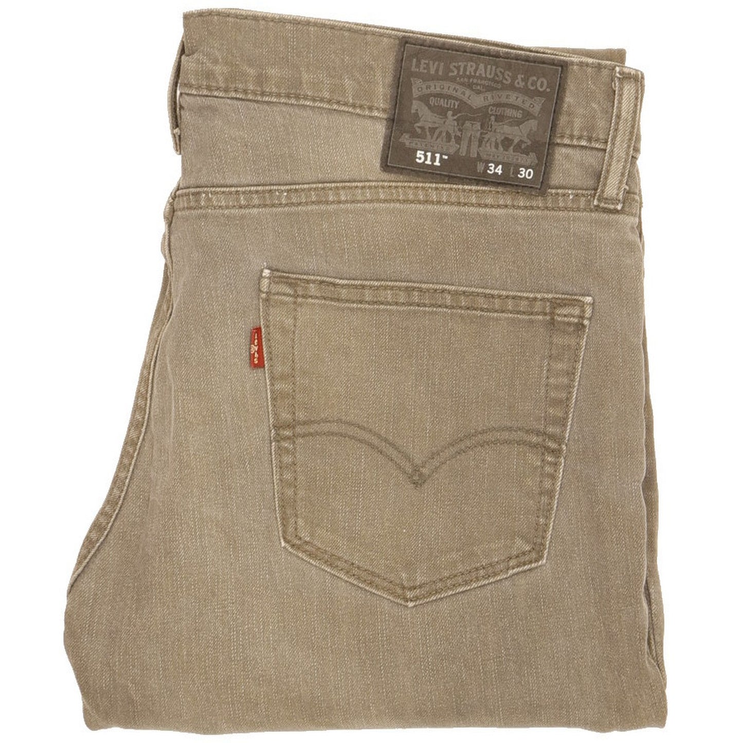 Levi's 511 Men Grey Bootcut Slim Jeans W34 L30