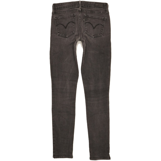 Levi's Women Black Skinny Slim Stretch Jeans W27 L31