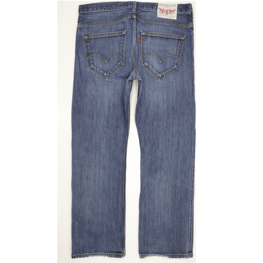 Levi's Men Blue Straight Regular Jeans W36 L30
