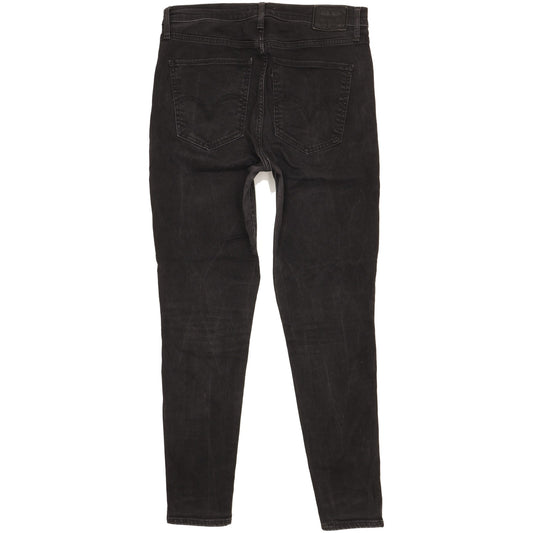 Levi's Mile Black Skinny Slim Stretch Jeans High Waisted W32 L29