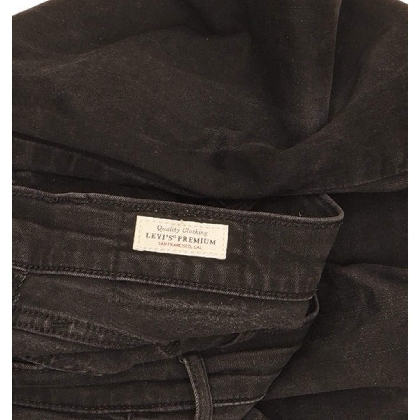 Levi's Mile Black Skinny Slim Stretch Jeans High Waisted W32 L29