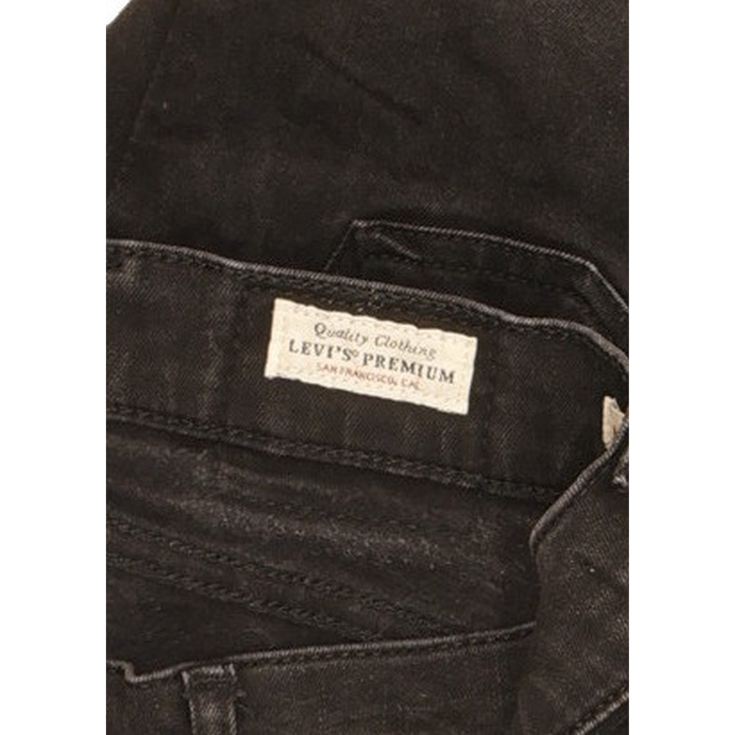 Levi's Mile Women Black Skinny Slim Stretch Jeans W26 L28