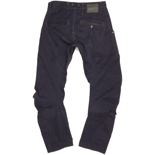 G-Star JM Arc 3D Men Navy Tapered Loose Chino Jeans W30 L30