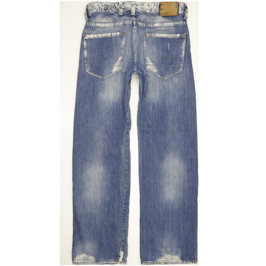 G-Star Radar Men Blue Straight Loose Jeans W32 L34