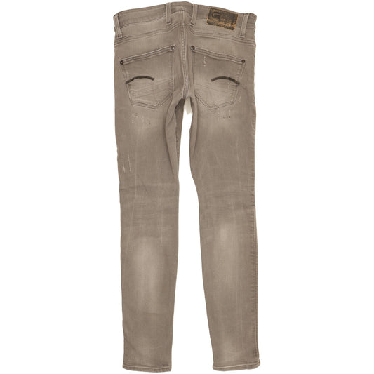 G-Star Revend Men Grey Skinny Slim Stretch Jeans W30 L31