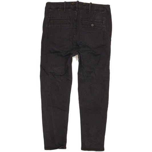 G-Star Bronson Chino Black Skinny Loose Boyfriend Stretch Jeans High Waisted W28 L32