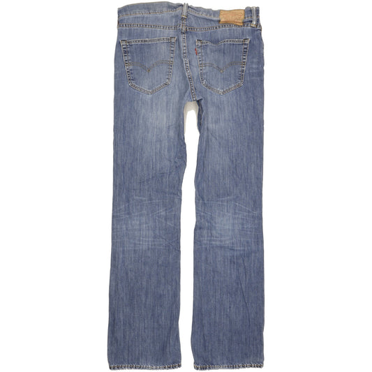 Levi's 527 Men Blue Bootcut Slim Stretch Jeans W34 L34