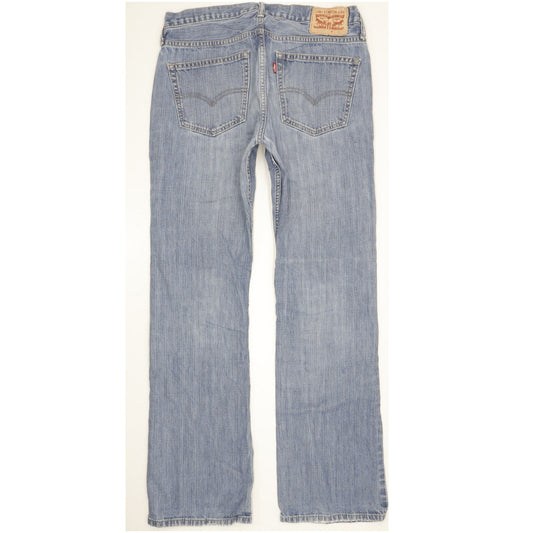 Levi's 527 Men Blue Bootcut Slim Jeans W34 L33