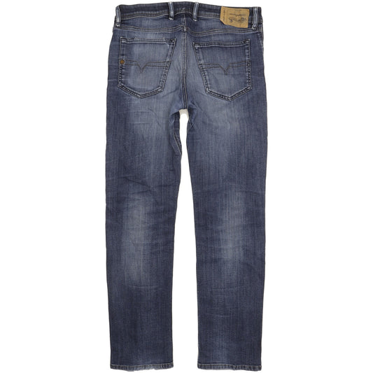 Diesel Waykee Men Blue Straight Regular Stretch Jeans W32 L32