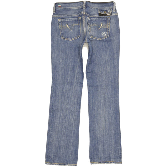 Diesel Bebel Women Blue Bootcut Slim Jeans W28 L31